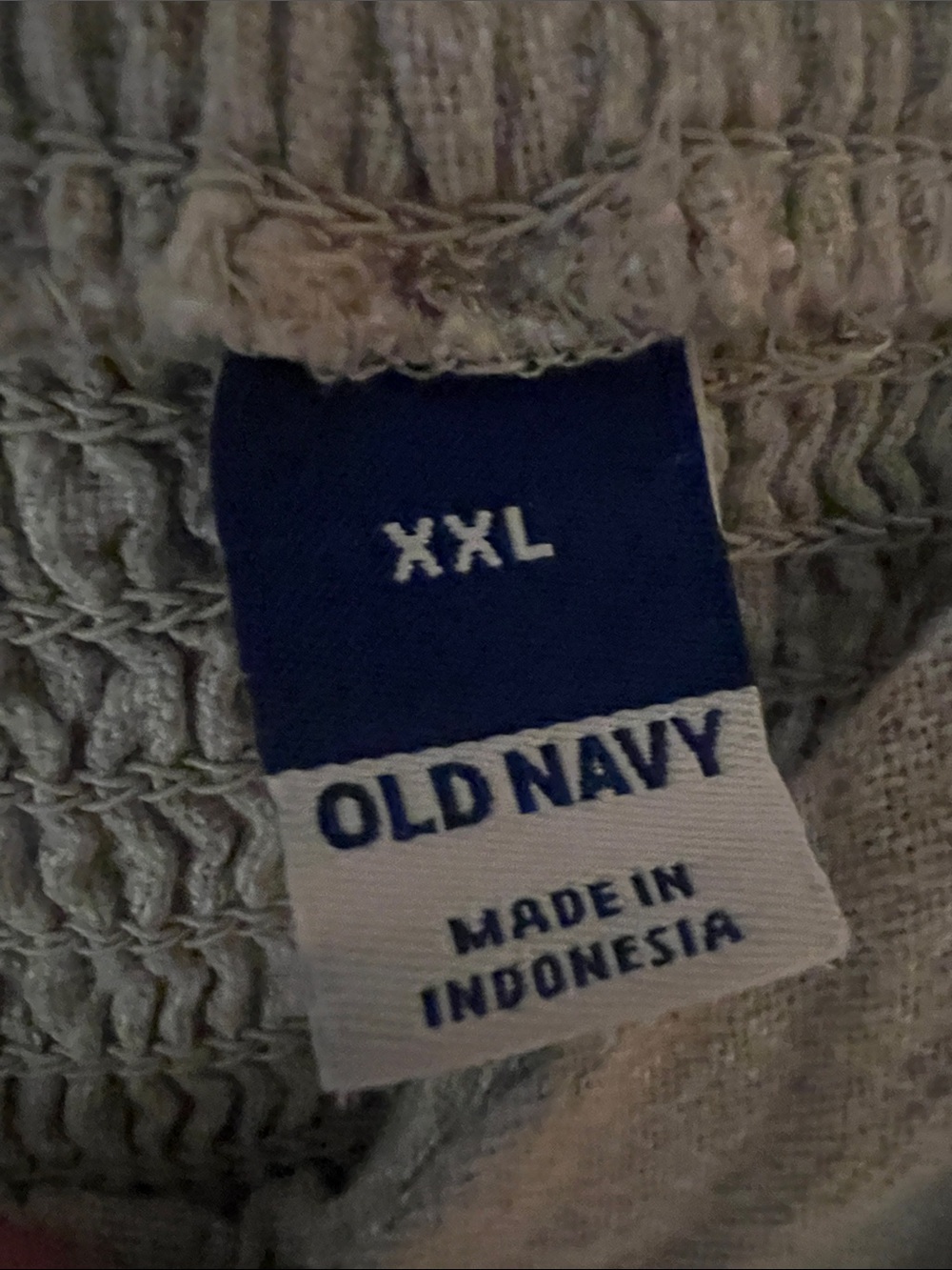 Pair of Old Navy Cream Linen and Jean Textured Jumpsuits - Picture 3 of 8